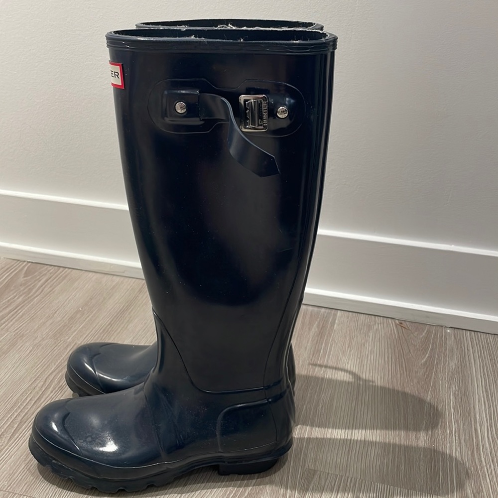 Hunter tall rain boots